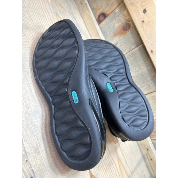 BZEES Nova Bootie Womens 9.5 Black Comfort Side Zip Cushioned Sneakers - Picture 6 of 8